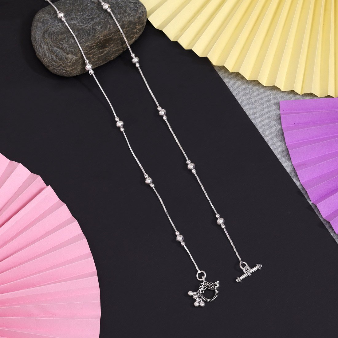 Oxidised Anklets