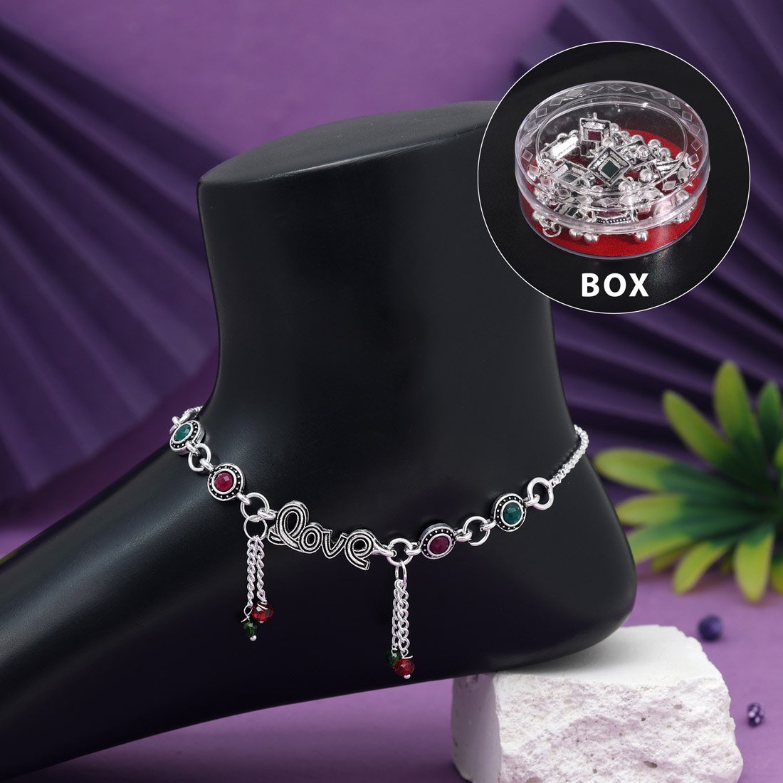 Multi Color Anklets Design